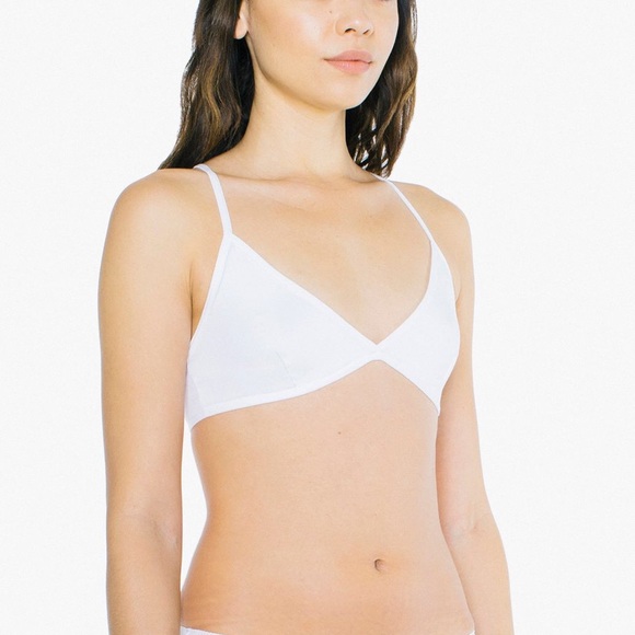 *SOLD* American Apparel Crossback Bra M White - Picture 1 of 6